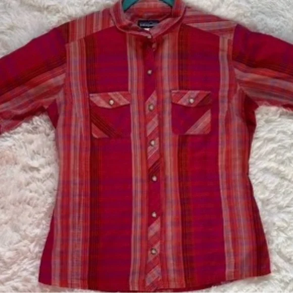 Patagonia Women’s Lightweight Organic Cotton Short‑Sleeve‎ Outdoor Casual Sz 6 - Picture 6 of 12